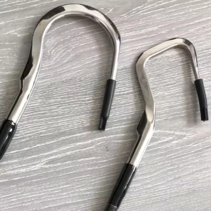 Fishing Hook - 最大ドラッグ力200kg カーボンハンドル 316ステンレス鋼製ファクトリーフック ガフ 1.6m 1.8m