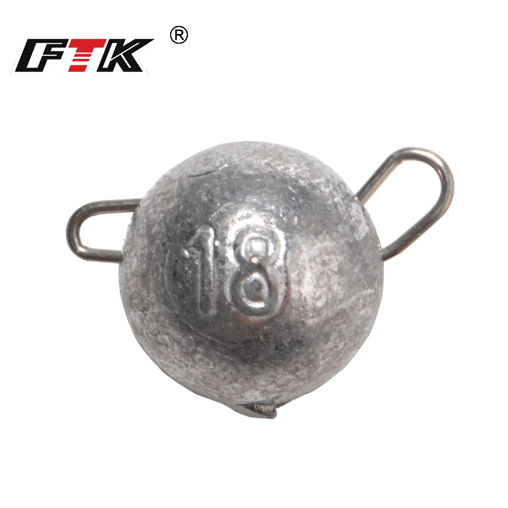 Fishing Hook Jig - FTK 5 個スーパーコンチネンタルシンカー釣りジグヘッド 6g8g10g12g14g16g18g 弾丸ウェイトソフトルアーグループフック悪化釣りフック