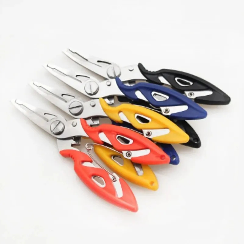 Fishing Hook Remover - ステンレス製釣り用プライヤー、多機能フックリムーバーはさみ、携帯用海水・淡水釣り道具
