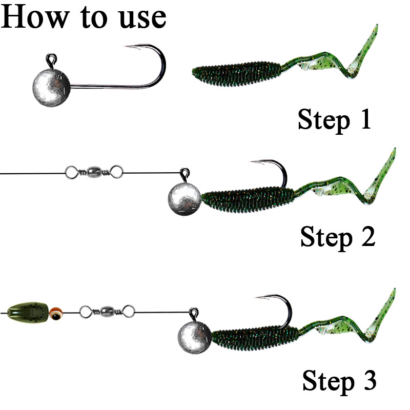 10 ピース/ロットジグヘッド釣りフック 1 グラム 2 グ - Fishing Hook Barbless のレビューと価格