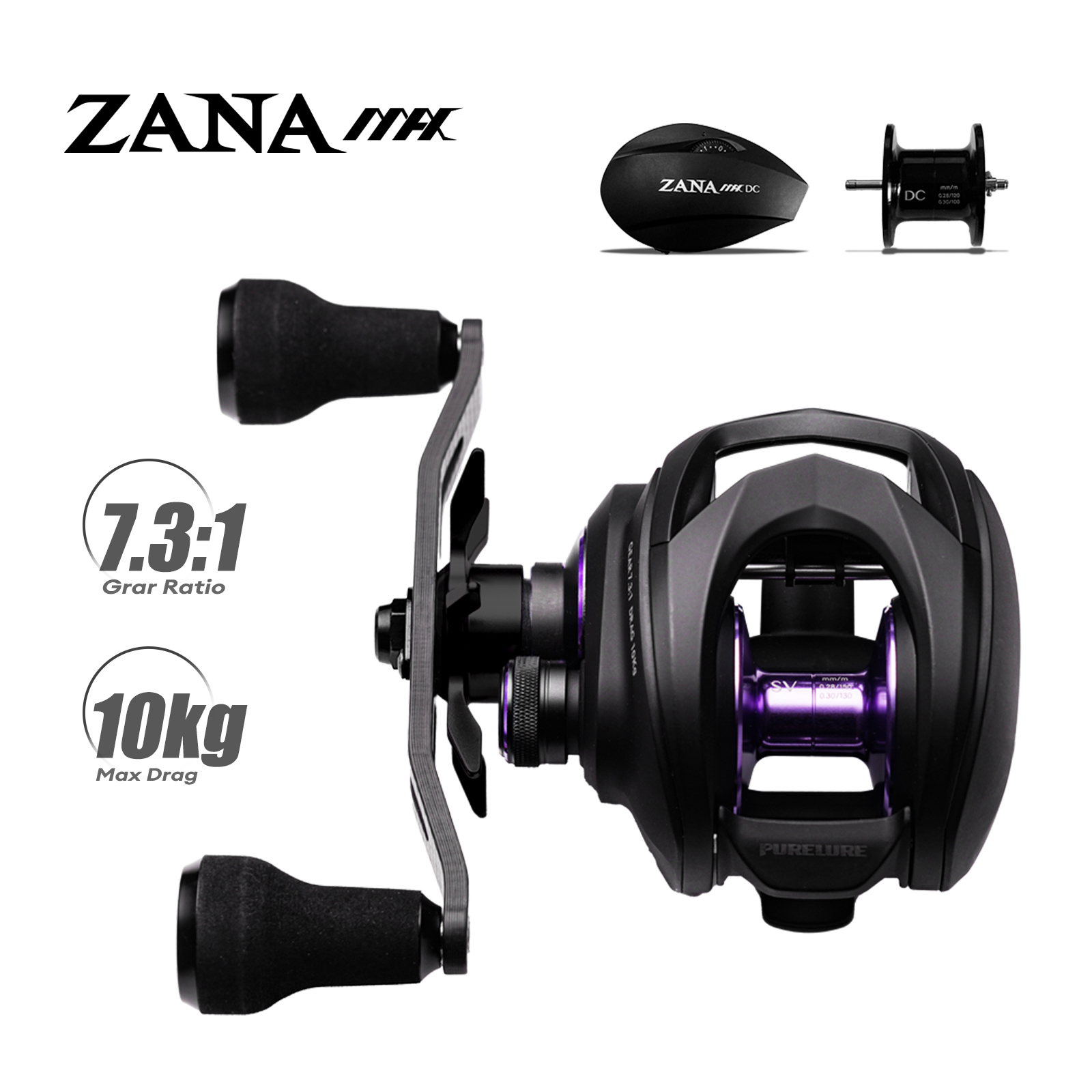 PURELURE ZANA MAX 10KG SV+DC デ - Kastking Reel Zephyr のレビューと価格