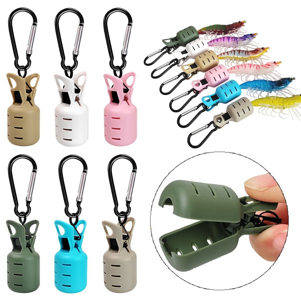 耐久性のあるカラビナ付きイカ釣りタックルユニバーサルウェブフ - Fishing Hook Jig のレビューと価格