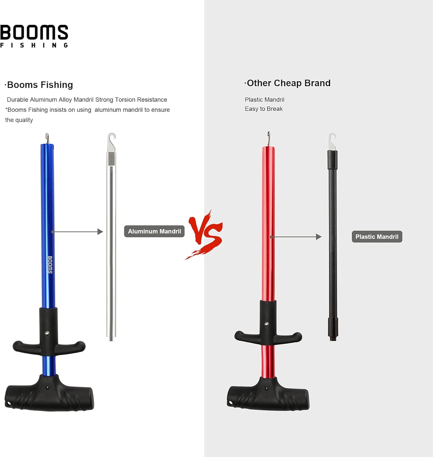 Booms Fishing R02 アルミチューブフックデタ - Fishing Hook Remover のレビューと価格