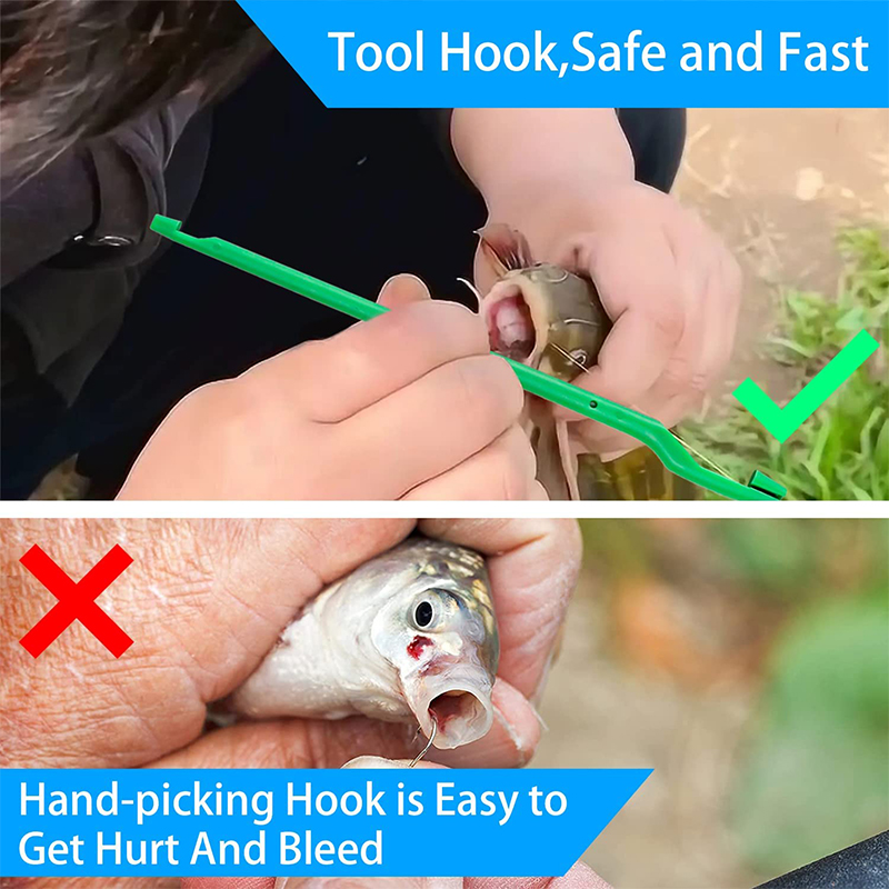 5個入り ルアーフックリムーバー スティック型 手に刺さりに - Fishing Hook Remover のレビューと価格