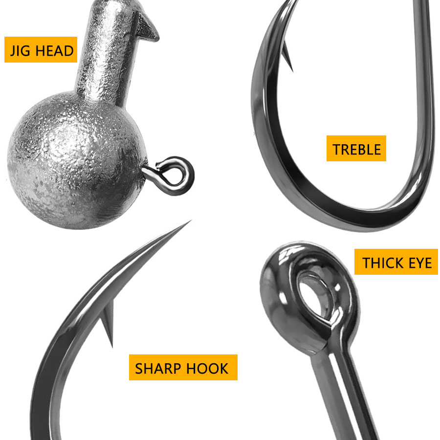 1g 2g 3g 4g 5g 10g 20g 22g 25g - Fishing Hook Assortment のレビューと価格