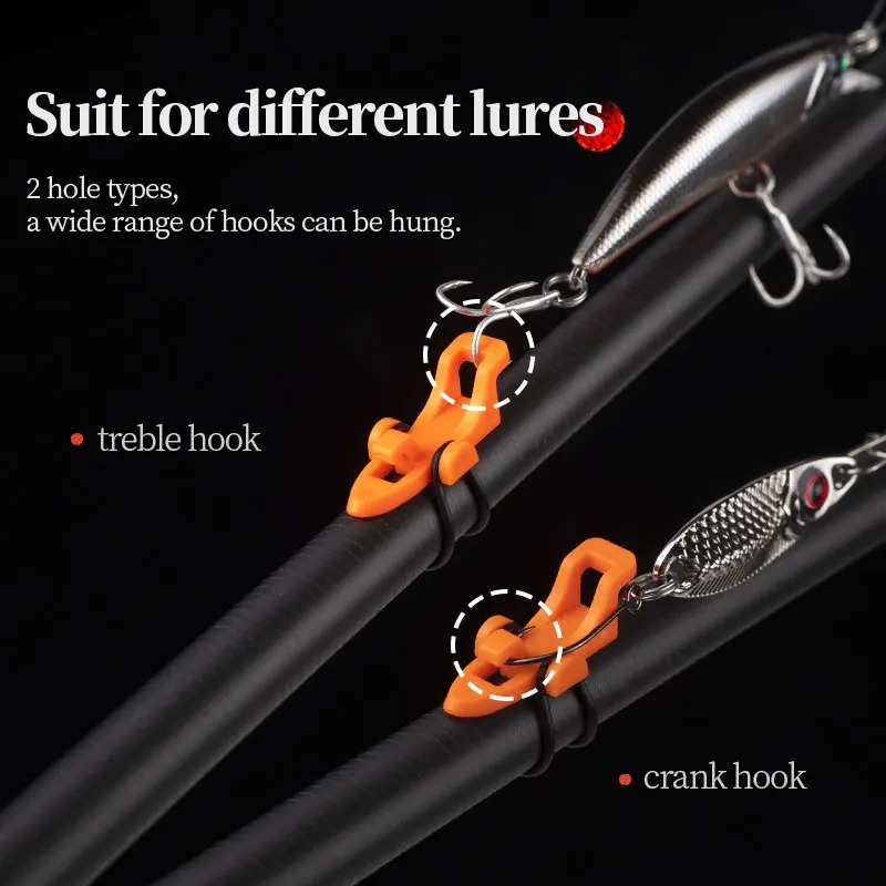 1-10 個釣り竿ポールフックキーパールアーベイトホルダール - Fishing Hook Jig のレビューと価格