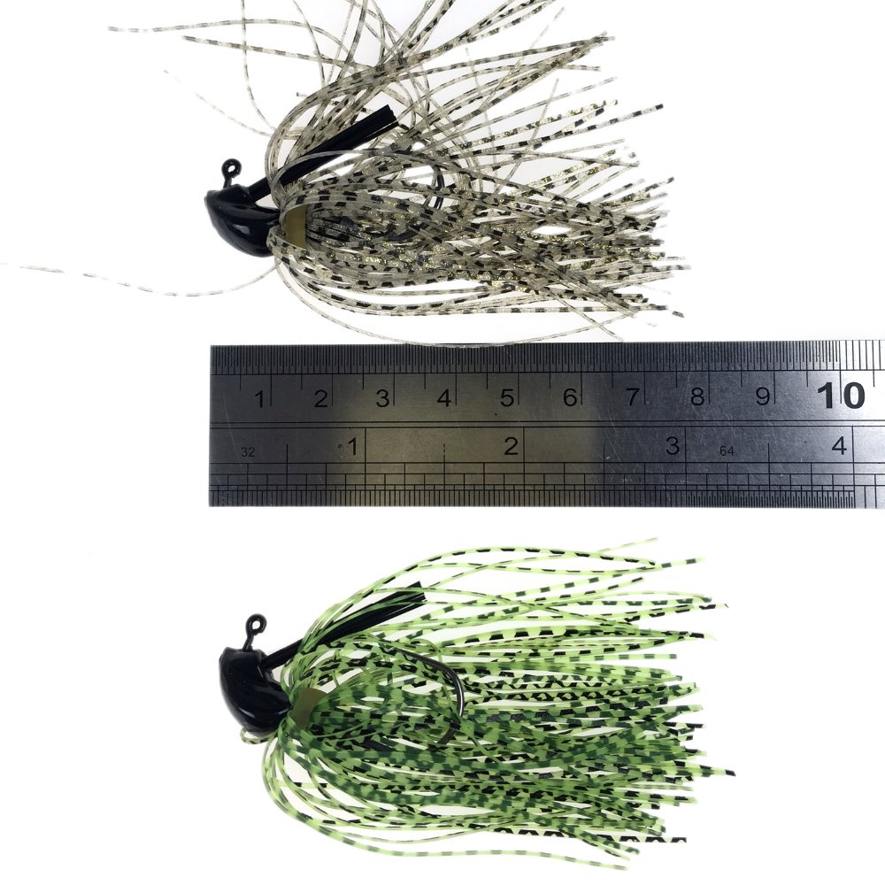 ステンレス鋼のベースフック,伸縮性のあるシリコンスイムスカー - Fishing Hook Weedless のレビューと価格