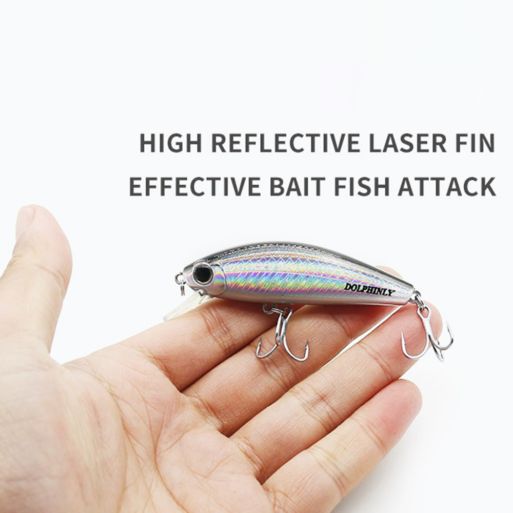 シンキングミノー釣りルアー 11 グラム長距離キャストワブラ - Fishing Hook Treble のレビューと価格