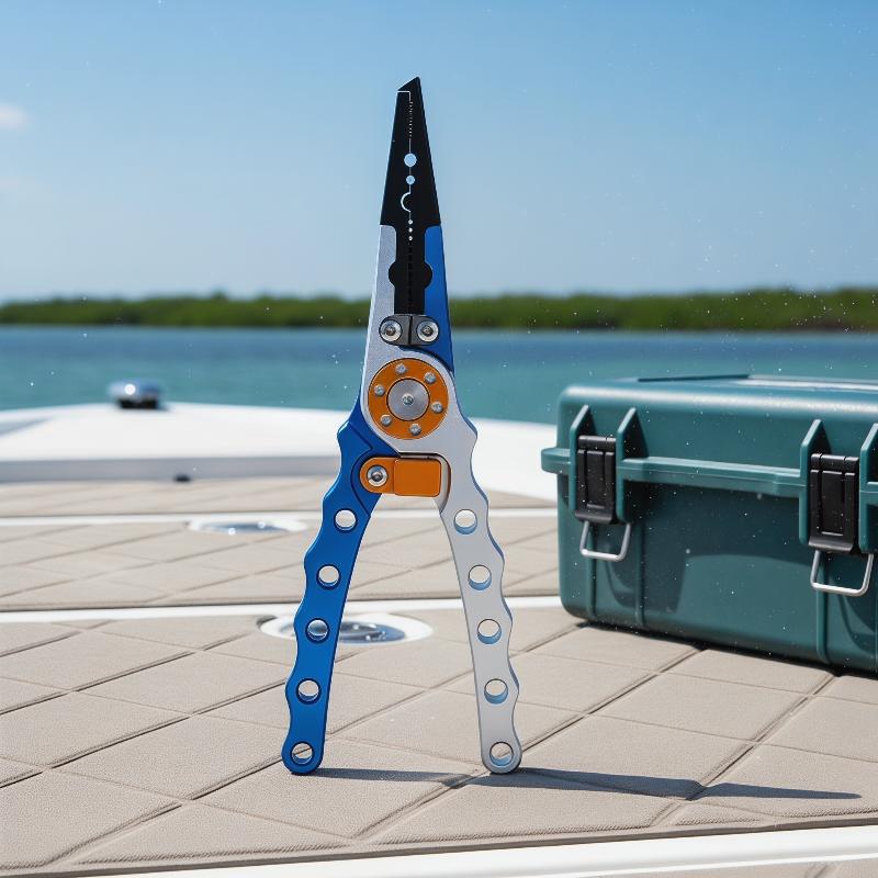 アルミニウム合金製フィッシングプライヤー、人間工学に基づいた - Fishing Hook Remover のレビューと価格