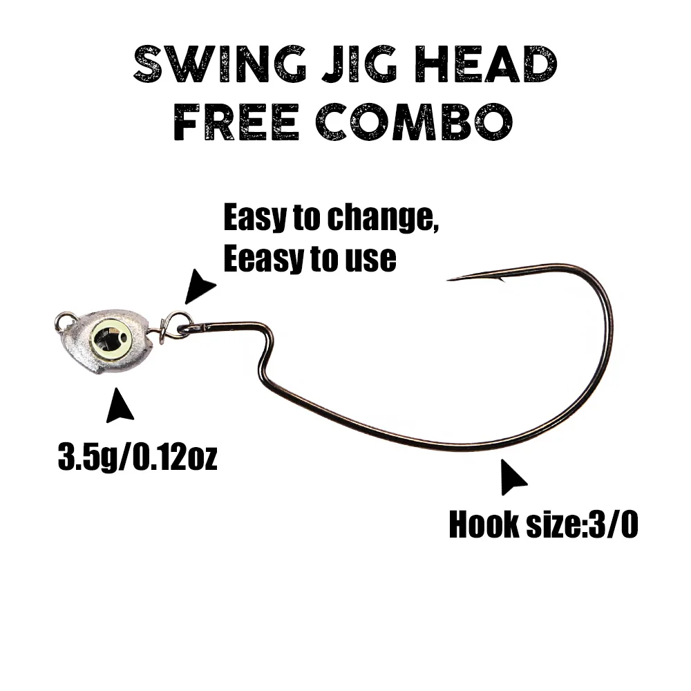 B&U スイングジグヘッド チェブラーシカシンカー フィッシ - Fishing Hook Jig のレビューと価格